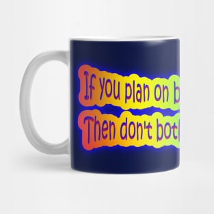 Neon Rainbow Personal Space Quote Mug